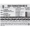 Image 1 : RAR Foundation M018