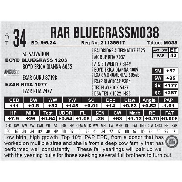 RAR BluegrassM038