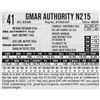 Image 1 : GMAR Authority N215
