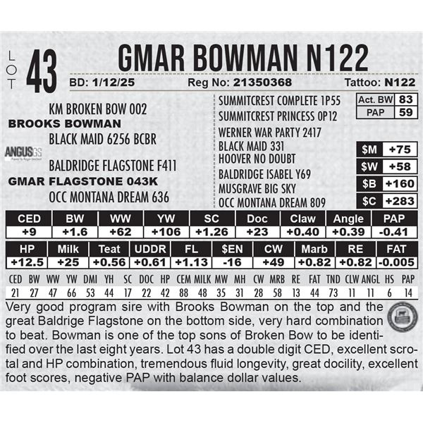 GMAR Bowman N122