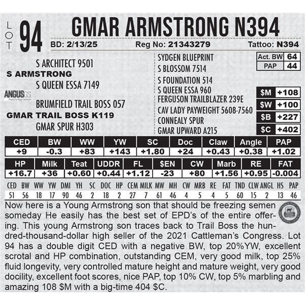 GMAR Armstrong N394