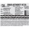 Image 1 : GMAR Authority N735