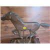 Image 2 : Mustang weather vane-made of brass and copper. 20" tall and horse is 16" long. No damage/bullet hole