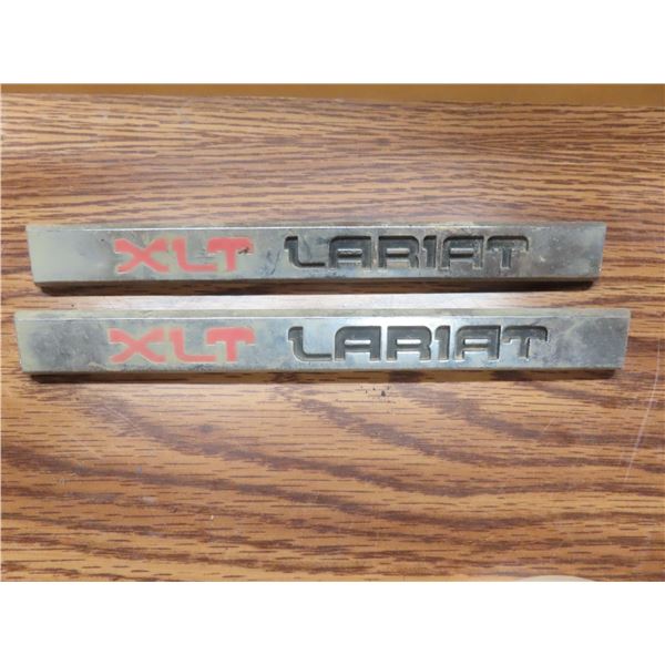 xlt lariat badges