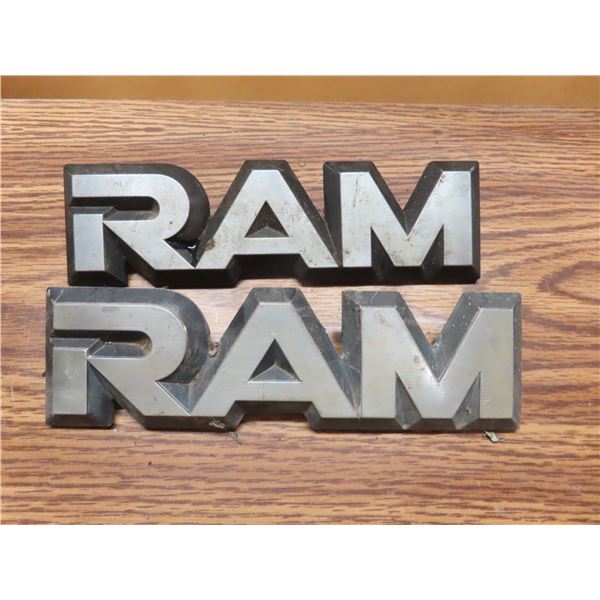 two ram badges