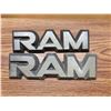 Image 1 : two ram badges