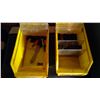 Image 3 : 2 storage containers with contents and 3 empty tool cases