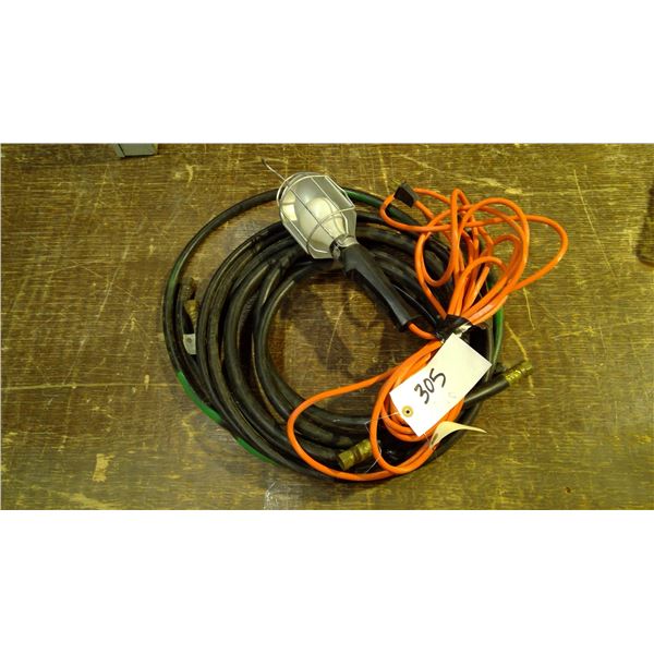 Propane Hose and trouble light