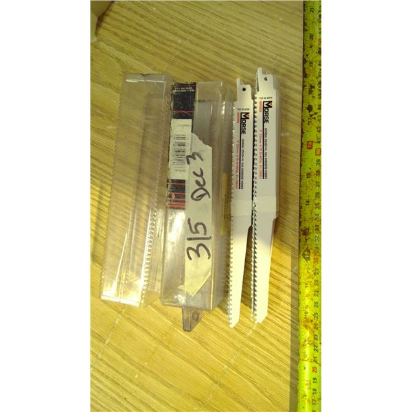 Recipricating saw blades