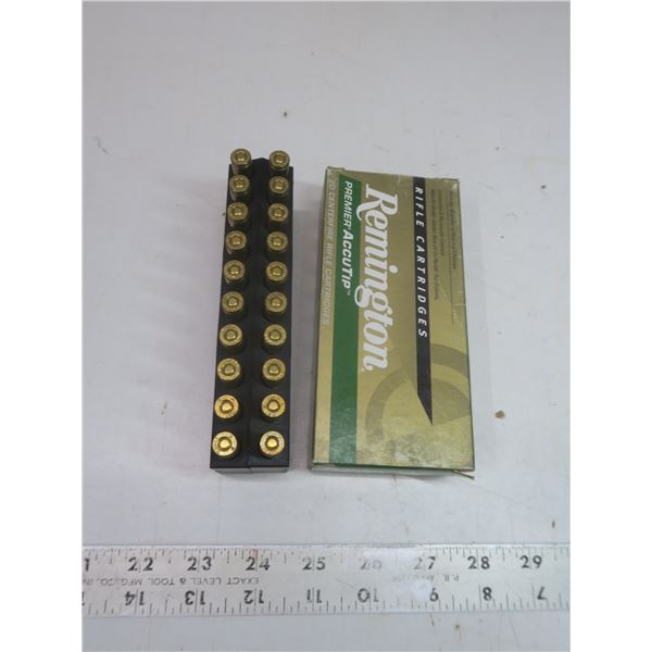 17 Remington 20gr. Accutip-v boat tail bullets - box of 20