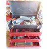 Image 3 : tool box w/small lot of tools