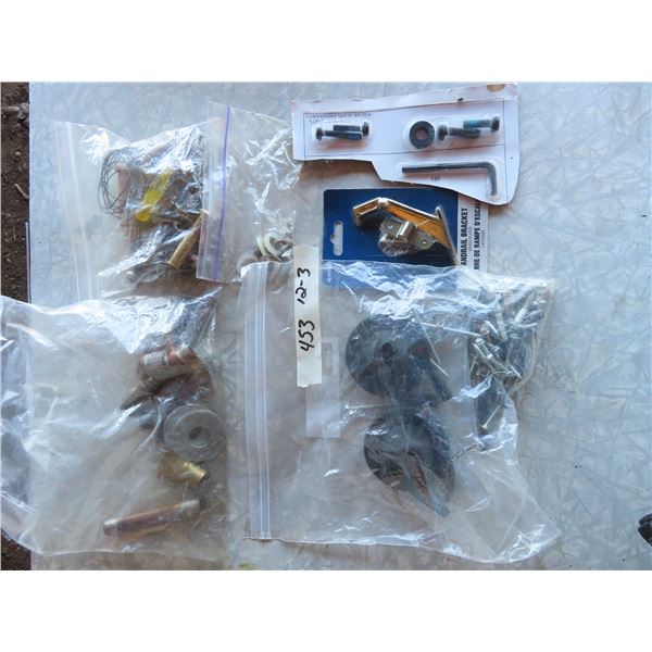 misc hardware copper pieces wall hanging kit