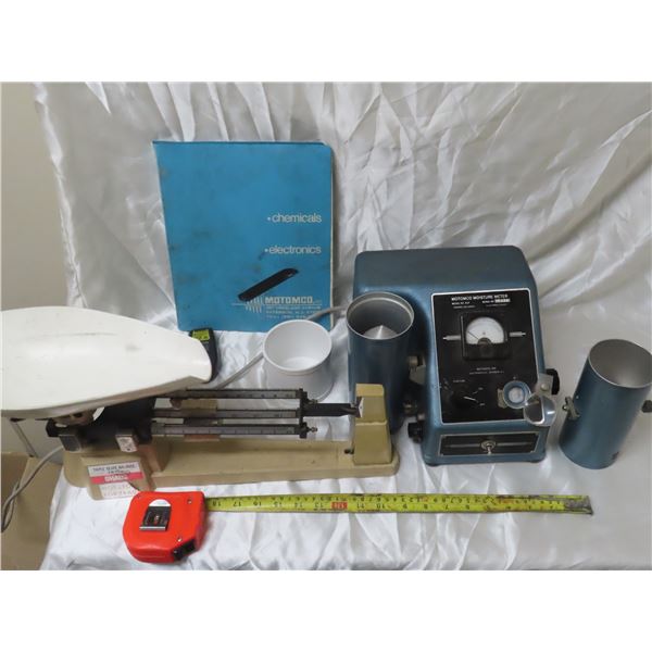 grain moisture tester and humidty tester with weight scale