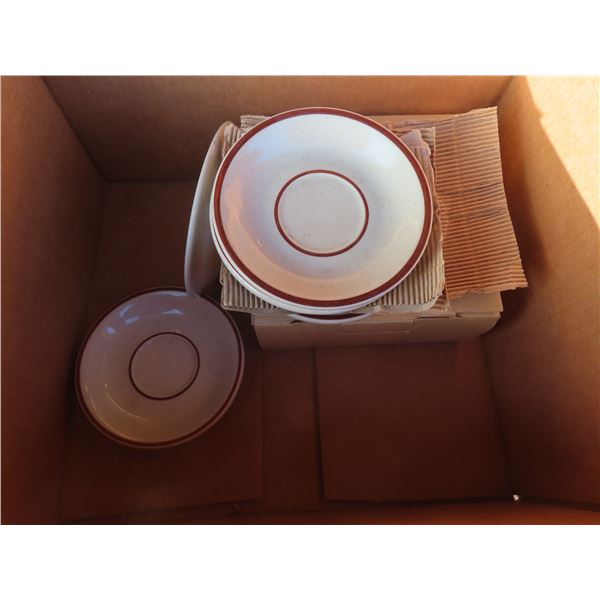 box of saucers and salad plates