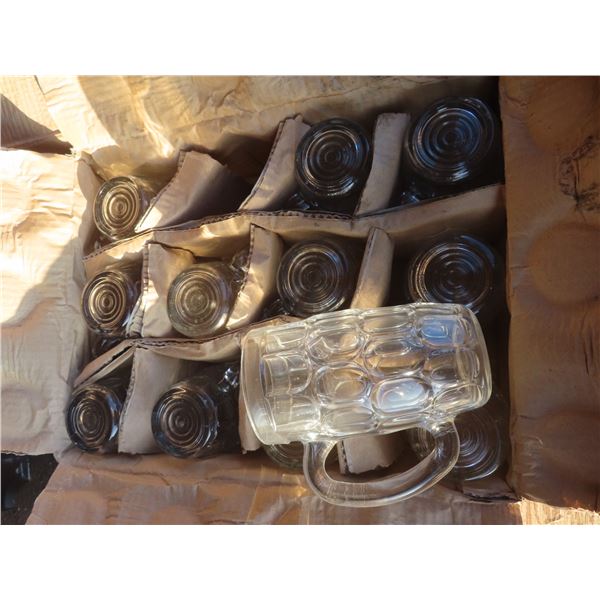 1 doz glass mugs