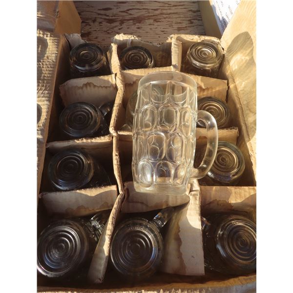 1 dozen glass mugs