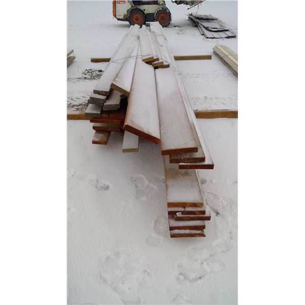 Various treated lumber-various lengths ( 4X6,6X6,2X6,4X4,2X8) Afew untreated pieces in lot