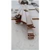 Image 1 : Various treated lumber-various lengths ( 4X6,6X6,2X6,4X4,2X8) Afew untreated pieces in lot