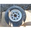 Image 4 : set of trailer tires and matching steel rims