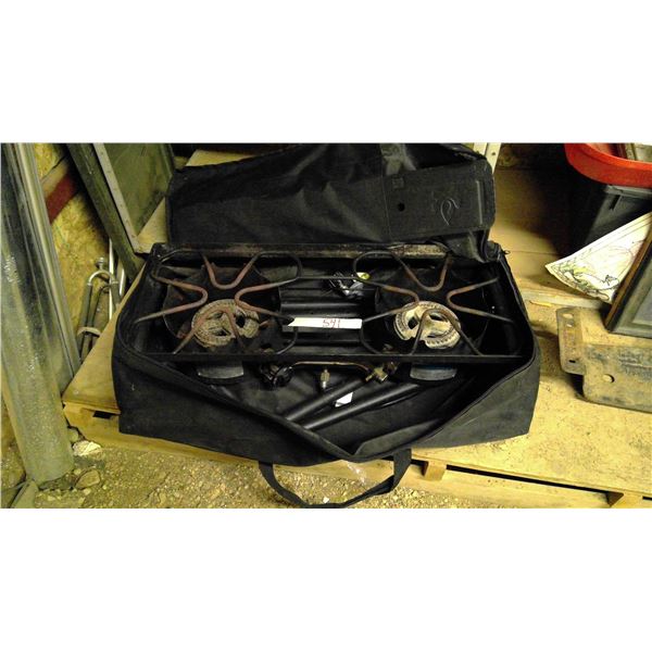 Camp Chef 2 burner  stove with topper