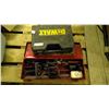 Image 1 : Tool Kit with Misc tools and supplies, empty Dewalt case