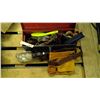 Image 1 : Tool Kit and supplies, tool belt, trouble light