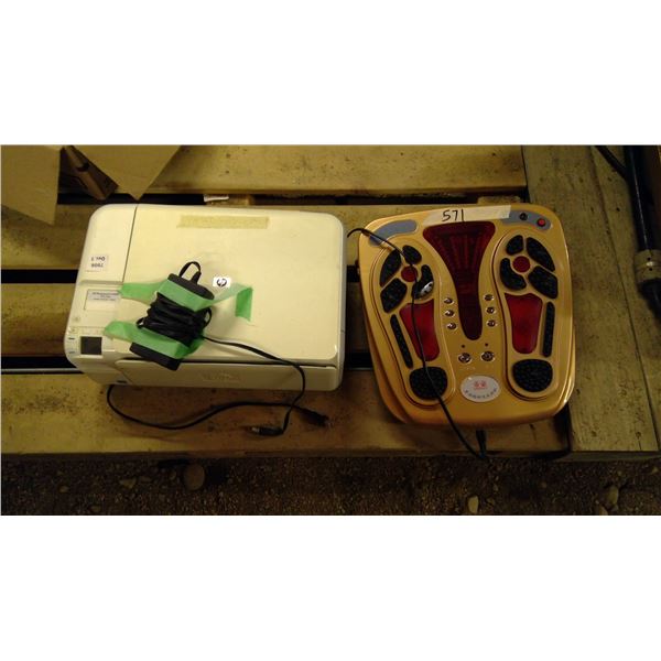 Hp Photosmart C4480 printer and foot massager