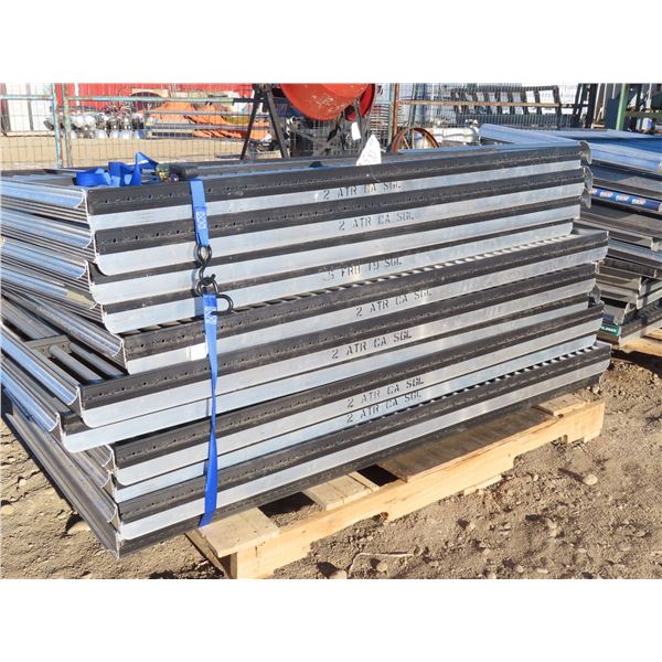 pallet of 4' stainless restaurant quality conveyor system