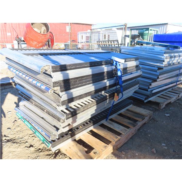 pallet of 4' stainless restaurant quality conveyor system