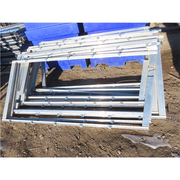 aluminum racking for conveyor system completely adjustable