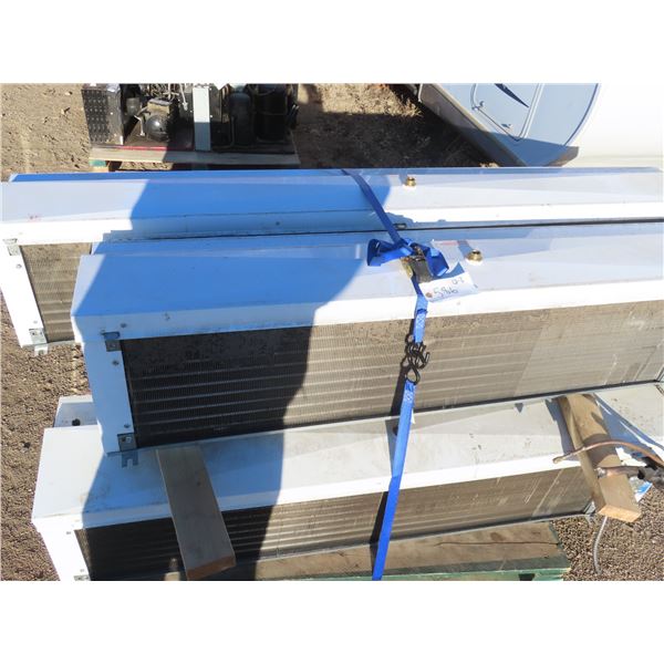 set of four walk in cooler fans professionally disassembled for easy installation