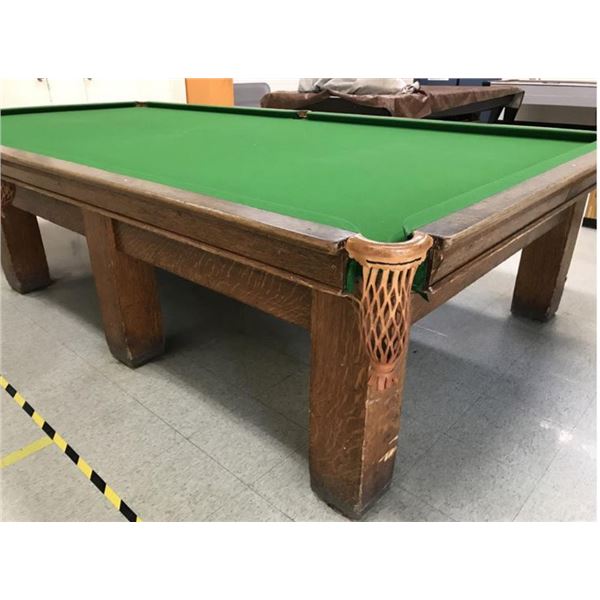 Disassembled Pool table