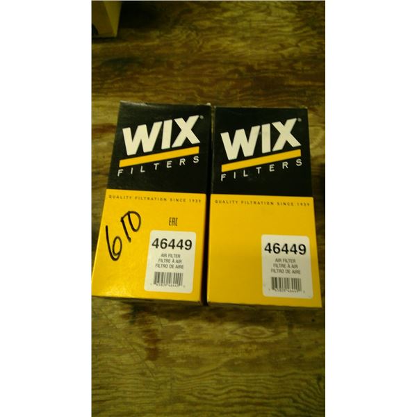 2 WIX 46449 air filters
