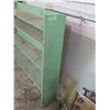 Image 2 : Wooden Shelving Unit - Green - 4 Shelves