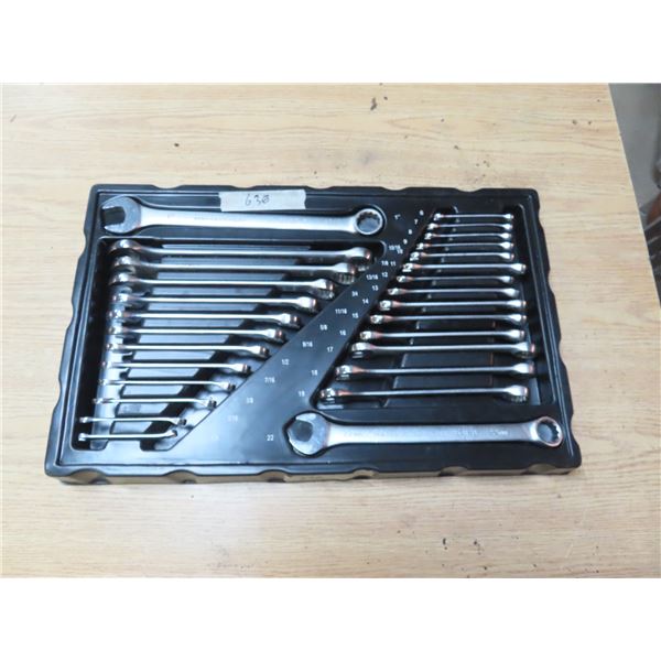 Tool Box Insert - Filled with Complete MasterCraft Wrench Set