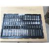 Image 1 : ToolBox Insert Filled with Mastercraft Deep Sockets and Impact Sockets - Complete Set