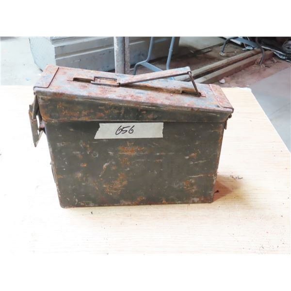 Ammo Box Filled with Misc Hardware