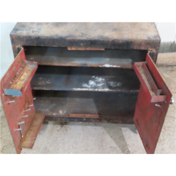 Niehoff Automotive Products - Wall Hanging Storage Cabinent - Orange