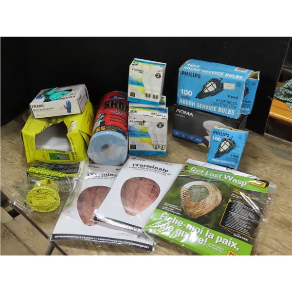Brand New Light Bulbs - Various Kinds and Brands - Bee & Bug Control