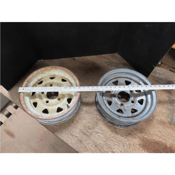 2 x 13" Trailer Rims
