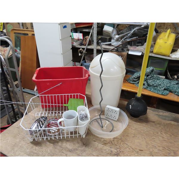 House Hold Items - Gabage Bin / Mop Bucket / Dish Rack