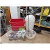 Image 1 : House Hold Items - Gabage Bin / Mop Bucket / Dish Rack