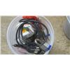 Image 2 : 3 Containers Filled with Assorted Hardware Items: Tape, fuses, battery tester, fishing line, extensi