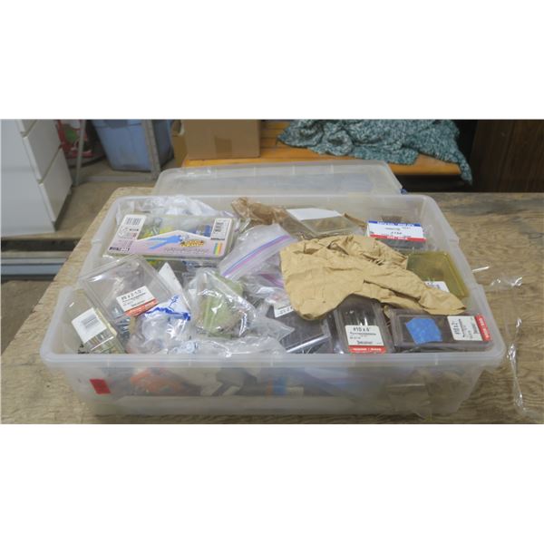 Tote Filled to top with Hardware (still in package)