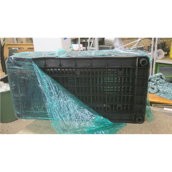 Black Plastic Shelving Unit