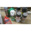 Image 3 : Box of Assorted: oils, paints, cleaners, raid