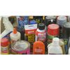 Image 2 : Box of Assorted: oils, paints, cleaners, raid
