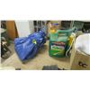 Image 5 : Tarp - Various Pairs of Gloves - Bottle of Killex - Air Filter - Lock with Key