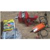 Image 2 : Various Chain Saw Heads, Strapping Tool, Measureing tool