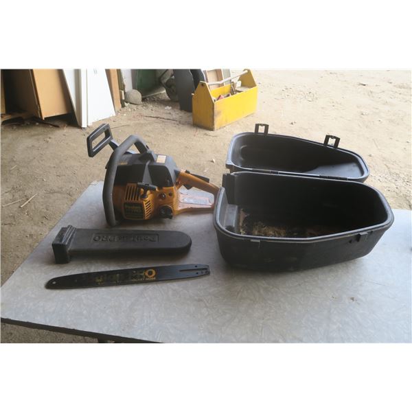 Poulan Pro Chainsaw with Hard Shell Case